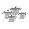 FISSLER Copenhagen - sada 4 hrncov z nerezovej ocele s pokrievkami