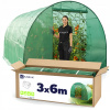Fóliovník záhradný skleník 3x6m fólia 18m2 fóliovník na zeleninu stan