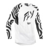 FLY RACING dres EVOLUTION, FLY RACING - USA 2025 (bílá/černá)