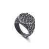 Royal Fashion pánsky čierny prsteň KR105964-KJX Velikost prstenu: 10 (EU: 61-63)