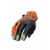 Motokrosové rukavice ACERBIS MX-X-H - oranžová/šedá Veľkosť: XL (10)