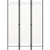 vidaXL s 3 panelmi krémovo biely 120x180 cm