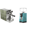 Stone Espresso Mine Green + Eureka Mignon Specialita, CR tiffany blue