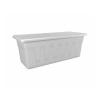 Plastkon Garden truhlík biely 60 cm