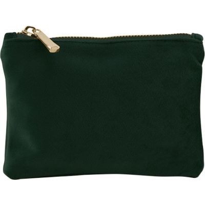 BagBase | BG715 Zamatová taška na príslušenstvo_52.0715 Farba: dark emerald, Veľkosť: S