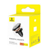 Baseus Baseus Car Mount Magnetic Car Phone Holder 360 Degree with Cable clip, Black/ Rosegold (C40141201G13-00)