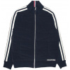 Pánske bundy Tommy Hilfiger Monotype Mix Media Jacket - desert sky - Modrý (XXL)