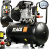 PROFESIONÁLNY OLEJOVÝ KOMPRESOR BLACK 50 L, VÝKONNÝ, 2,8 KW