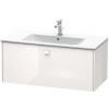 Duravit Brioso skrinka 102x47.9x44.2 cm závesné pod umývadlo biela BR400302222