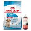 ROYAL CANIN Medium Puppy 15kg + LAB V Lososový olej pre psov a mačky 1000ml