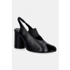 MM6 Maison Margiela lodičky s otvorenou pätou dámske kožené S59WP0213.P3628.T8013 čierna EUR 39