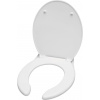 Cersanit ETIUDA WC sedátko pre telesne postihnutých duroplast antibakt, Biela K98-0002 K98-0002