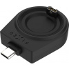 Nabíjací USB-C adaptér FIXED pre smartwatch Garmin Fenix 5/6/7/7X/8, Epix, Venu 2/3/3S, Vívoactive 3/4/5, čierny