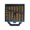 BGS Technic BGS 2009 Sada 119 špirálových a kužeľových vrtákov HSS, priemer 1 ÷ 10 mm, TiN