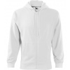 Malfini Trendy Zipper Pánska mikina 410 biela XXL