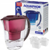 Filtračná kanvica Aquaphor Amethyst 2,8 l červená