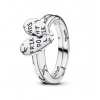 Pandora Rozdeliteľný strieborný prsteň Stranger Things 193575C00 48 mm