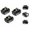 Makita 3x Makita BL 1830 B 18V - 3 Ah / 3000 mAh Li-Ion batéria s LED displejom - originál, nie replika