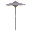 Záhradný Parasol Tmavosivý 150X210 Cm Bambus