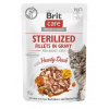 BRIT - Kapsička BRIT Care Cat Sterilized Fillets in Gravy with Hearty Duck 85 g