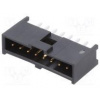 Socket rectangular male C-Grid III 2.54mm PIN 8 THT straight