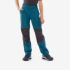 QUECHUA Detské odopínateľné turistické nohavice MH500 7 - 15 rokov modré 10-11 r (141-150 cm)