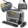 Sieťovo-batériové rádio AM, FM, SW Golon RX-BT455S