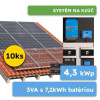 Ecoprodukt Hybrid Victron 4,3kWp 7,2kWh 1-fáz systém na kľúč