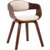 Design-Shop King drevené nohy orech Krémová