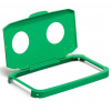 Durable Výklopné veko s otvormi na fľaše na kôš DURABIN 60 zelené