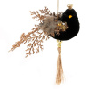 EUROFIRANY VIANOČNÁ DEKORÁCIA BLACK AND GOLD SADA 12KS 17X15 CM VIACFAREBNÁ