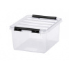 Úložný box, plastový, 2 l, čierne úchytky, SMARTSTORE 