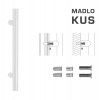 MPkovania FT - MADLO kód K00 Ø 35 mm SP ks Rozteč madla: 800 mm, Rozmer profilu madla: Ø 35 mm, Dĺžka: 1000 mm