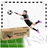 Futbalová bránka Xboost Pro prenosná skladacia 300 x 200 x 90 cm oceľová