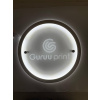 Podsvietený plexi kruh s vlastným logom Rozmery: Obvod 30 cm