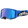 Okuliare SUPERTECH STREAM, ALPINESTARS (modrá, zrkadlové modré plexi) 2025