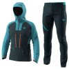 Komplet DYNAFIT TLT GTX Jacket M Storm Blue + Transalper 2 Light Dst Pnt M Blueberry Storm Blue