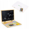 Magnetická vzdelávacia tabuľa notebook písmená číslice