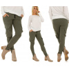 Fashionweek Dámske štýlové tepláky s vreckami BAGGY Boyfriend MF911 Farba: Khaki, Veľkosť: L/XL