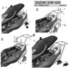 Rack Shad S0GS66ST centrálne puzdro Suzuki GSR (Rack Shad S0GS66ST centrálne puzdro Suzuki GSR)
