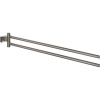 GROHE Essentials Cube dvojramenný otočný držiak na uteráky, dĺžka 439 mm, kartáčovaný tmavý grafit, 40624AL1