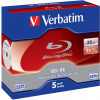 Média VERBATIM BD-RE SL 25GB, 2x, jewel case 5 ks (43615)