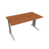 Hobis Pracovný stôl Cross, 140x75,5x80 cm,čerešňa/kov