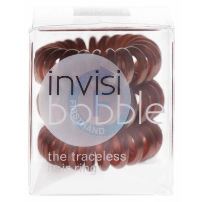 INVISIBOBBLE Original Pretzel Brown Hair Ring 3ks - Špirálová gumička do vlasov - hnedá