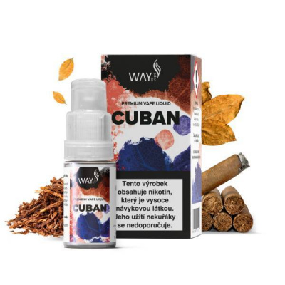 E-liquid Way To Vape Cuban 10ml Obsah nikotinu: 18mg