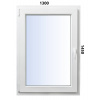 Plastové okno 1300x1450 OS ALUPLAST 4000