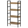 Regál GD-314 OAK Denny, 4 police, 60 x 27,5 x 125,5 cm, 4 poschodia