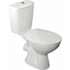 aqualine JUAN WC kombi, dvojtlačidlo 3/6l, zadný odpad, biela