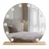 Rea Zrkadlo LED HOLLYWOOD L. Gold 50 cm