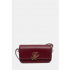 Tommy Hilfiger dámska kožená crossbody kabelka AW0AW18399 burgundské ONE SIZE